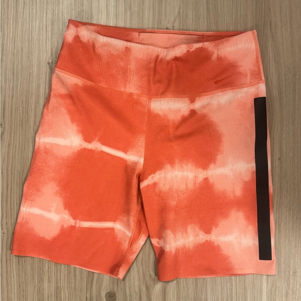 Nike Women's Vibrant Orange Athletic Shorts